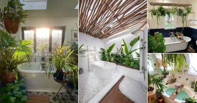 40 Pictures of Bathrooms Turned into Incredible Indoor Gardens - balconygardenweb.com