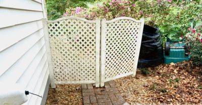 DIY PVC Pipe Gate With Snap-on Hinge - hometalk.com