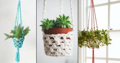 18 (FREE) DIY Crochet Plant Hanger Patterns - balconygardenweb.com