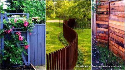 37 Awesome Pallet Fence Ideas For Your Backyard - homesthetics.net