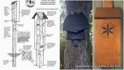 39 FREE DIY Bat House Plans To Shelter The Natural Pest Control - homesthetics.net - Usa