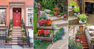 20 Beautiful Plants on Steps and Staircase Pictures - balconygardenweb.com