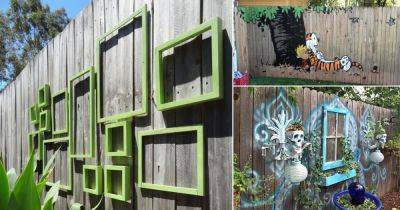 21 Stunning DIY Garden Fence Art Ideas and Decoration - balconygardenweb.com