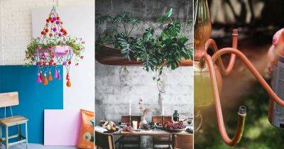 Repurpose Old Chandeliers Into Stunning DIY Chandelier Planters | 17 Ideas - balconygardenweb.com - Poland