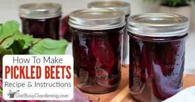 Quick & Easy Refrigerator Pickled Beets Recipe - getbusygardening.com