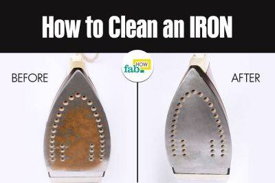 How to Clean an Iron - fabhow.com