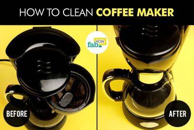 How to Clean a Coffee Maker (with step-by-step real photos) - fabhow.com