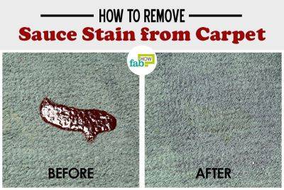 How to Get Sauce Out of Carpet (BBQ, Tomato and Chocolate Sauce) - fabhow.com