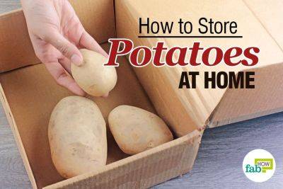 How to Store Potatoes to Keep Them Fresh up to 1 year - fabhow.com