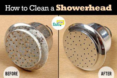 How to Clean a Shower Head with Baking Soda and Vinegar - fabhow.com