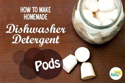 How to Make DIY Dishwasher Detergent Pods (Borax Free!) - fabhow.com