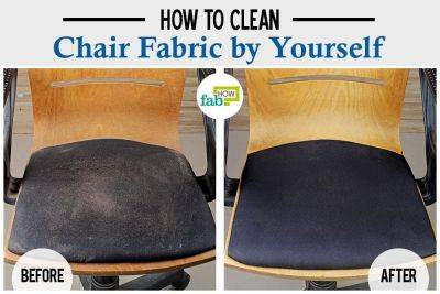 How to Clean Chair Fabric by Yourself - fabhow.com