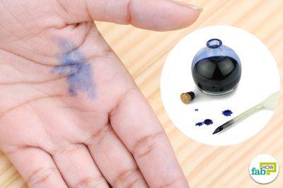 10 Simple Ways to Remove Ink Stains from Hands - fabhow.com