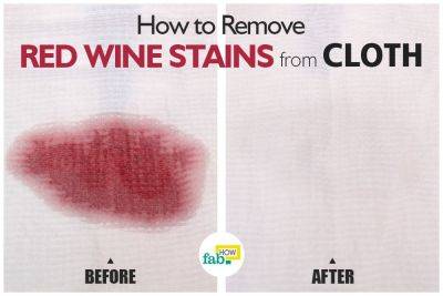 How to Remove Red Wine Stains from Clothes (We Tested 7 Methods) - fabhow.com
