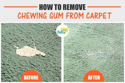 How to Remove Chewing Gum from Carpet In Just 2 Minutes - fabhow.com
