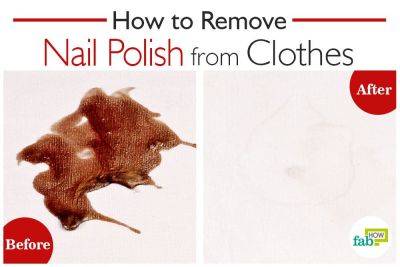 How to Remove Nail Polish from Clothes - fabhow.com - Poland