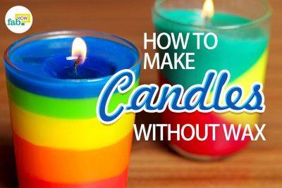 How to Make Candles without Wax (3 Methods with Real Pics) - fabhow.com