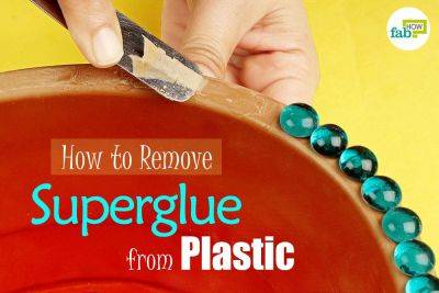 How to Remove Superglue from Plastic - fabhow.com