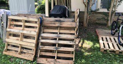 Pallet Bike Shed - hometalk.com