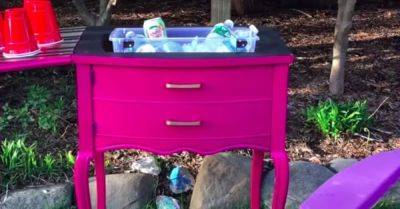How to Turn a Sewing Table Into a DIY Cooler - hometalk.com