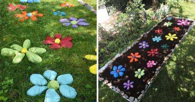How To DIY Painted Rock Flowers Garden - hometalk.com