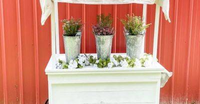 DIY Flower Cart: Easy Build Tutorial & Cut List - hometalk.com