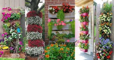 41 Beautiful Vertical Flower Garden Pictures - balconygardenweb.com