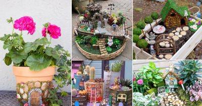 70 DIY Miniature Fairy Garden Ideas - balconygardenweb.com