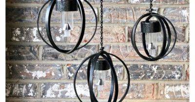 DIY Hanging Solar Lights - hometalk.com