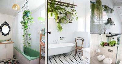 18 Beautiful DIY Bathroom Planter Ideas - balconygardenweb.com