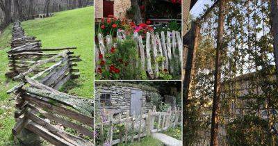 30 Rustic Fence Ideas You Must Try! - balconygardenweb.com