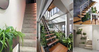 22 Most Amazing Staircase with Plant Ideas for Homes - balconygardenweb.com