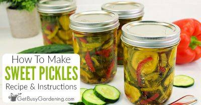 Quick & Simple Old Fashioned Sweet Pickle Recipe - getbusygardening.com