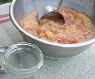 Skins-on applesauce to freeze, can, and share - awaytogarden.com