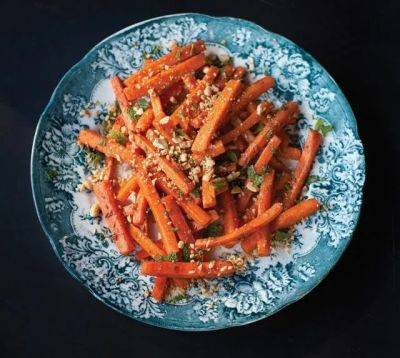 Bryant terry’s glazed carrot salad, from his ‘afro-vegan’ cookbook - awaytogarden.com