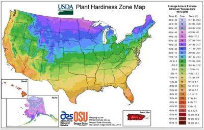 What zone are you? a new usda hardiness map - awaytogarden.com - Usa