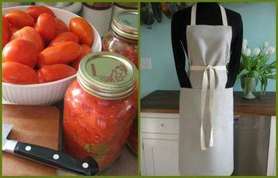Giveaway: canning tomatoes, in a great apron - awaytogarden.com - Canada - New York - state New York - county Hudson - county Valley - county Ontario