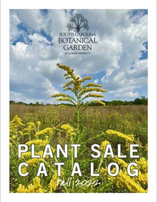 South Carolina Botanical Garden Plant Sale – Fall 2022 - hgic.clemson.edu - state South Carolina - county Garden
