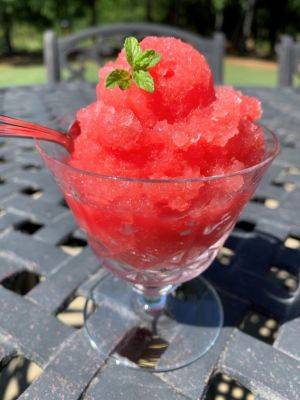 Lime and Mint Infused Watermelon Sorbet - hgic.clemson.edu - state South Carolina