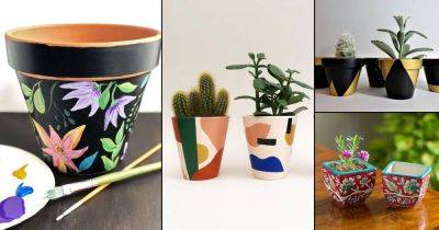 50 Painted Pots for Every Gardeners Inspiration - balconygardenweb.com