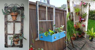 29 Creative Ideas to Use Old Windows in Home & Garden - balconygardenweb.com