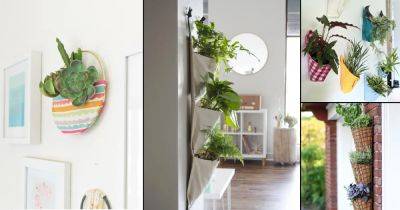 14 DIY Vertical Pocket Planters For Urban Homes and Gardens - balconygardenweb.com