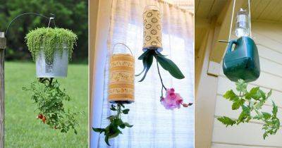 17 DIY Upside-Down Planter Ideas - balconygardenweb.com
