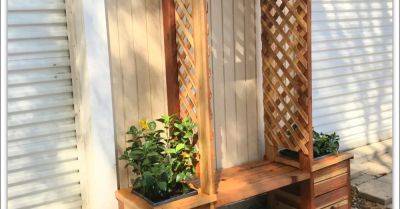 DIY Planter Box Bench Seat - hometalk.com