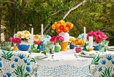 Dip Into Color with a Late-Summer Tablescape from Entertaining Pro Nathan Turner - bhg.com