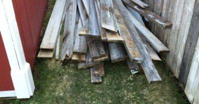 Reclaimed Wood Tree Bench - hometalk.com