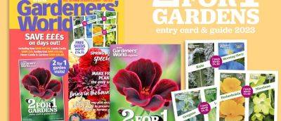 2-for-1 Gardens Card & Guide 2023 - BBC Gardeners' World Magazine - gardenersworld.com - Britain - France - Ireland - Scotland