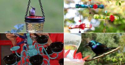 37 DIY Hummingbird Feeder Ideas - balconygardenweb.com