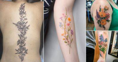 32 Wildflower Tattoo Ideas - balconygardenweb.com