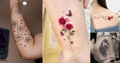 18 Rose Petal Tattoo Ideas - balconygardenweb.com